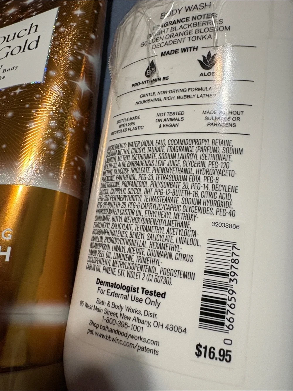 Bath & Body Works Touch of Gold Body Wash Duo - Gold, White - Picture 9 of 9